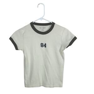 Brandy Melville John Galt Ringer Tee one size